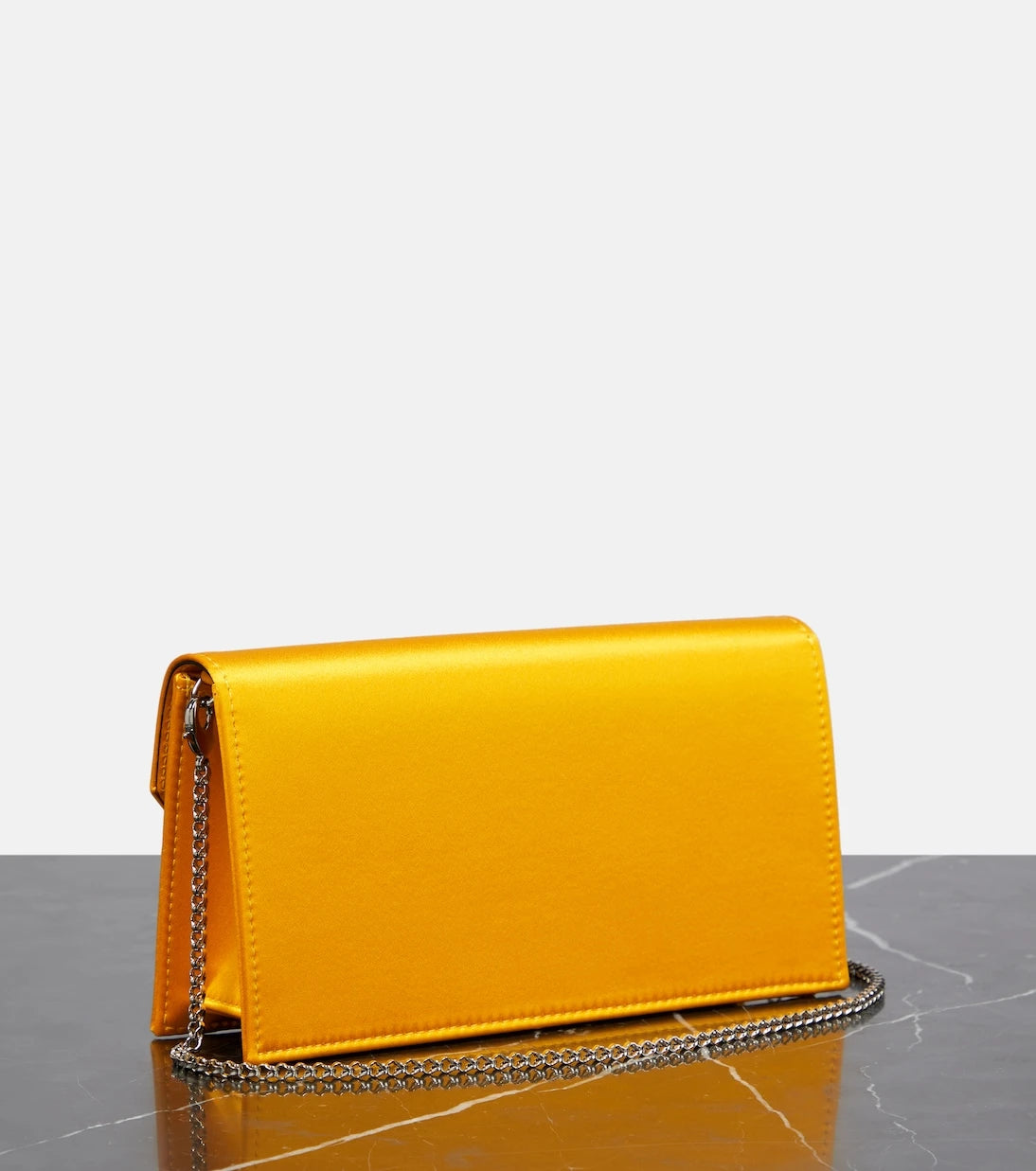 Christian Louboutin - Loubi54 satin clutch