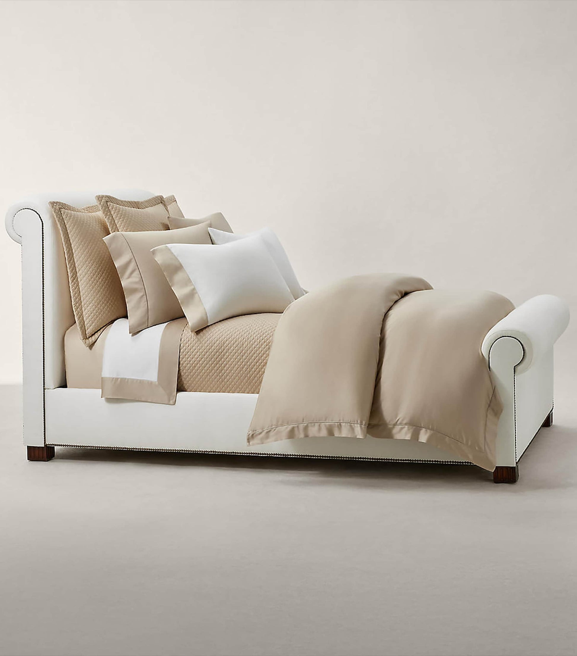 Supima Cotton Sateen Langdon Double Fitted Sheet (140cm x 200cm)