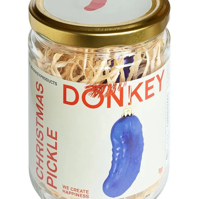 Украса за елха Donkey Christmas Pickle