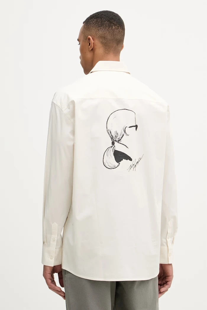 Karl Lagerfeld риза мъжка с памук CASUAL