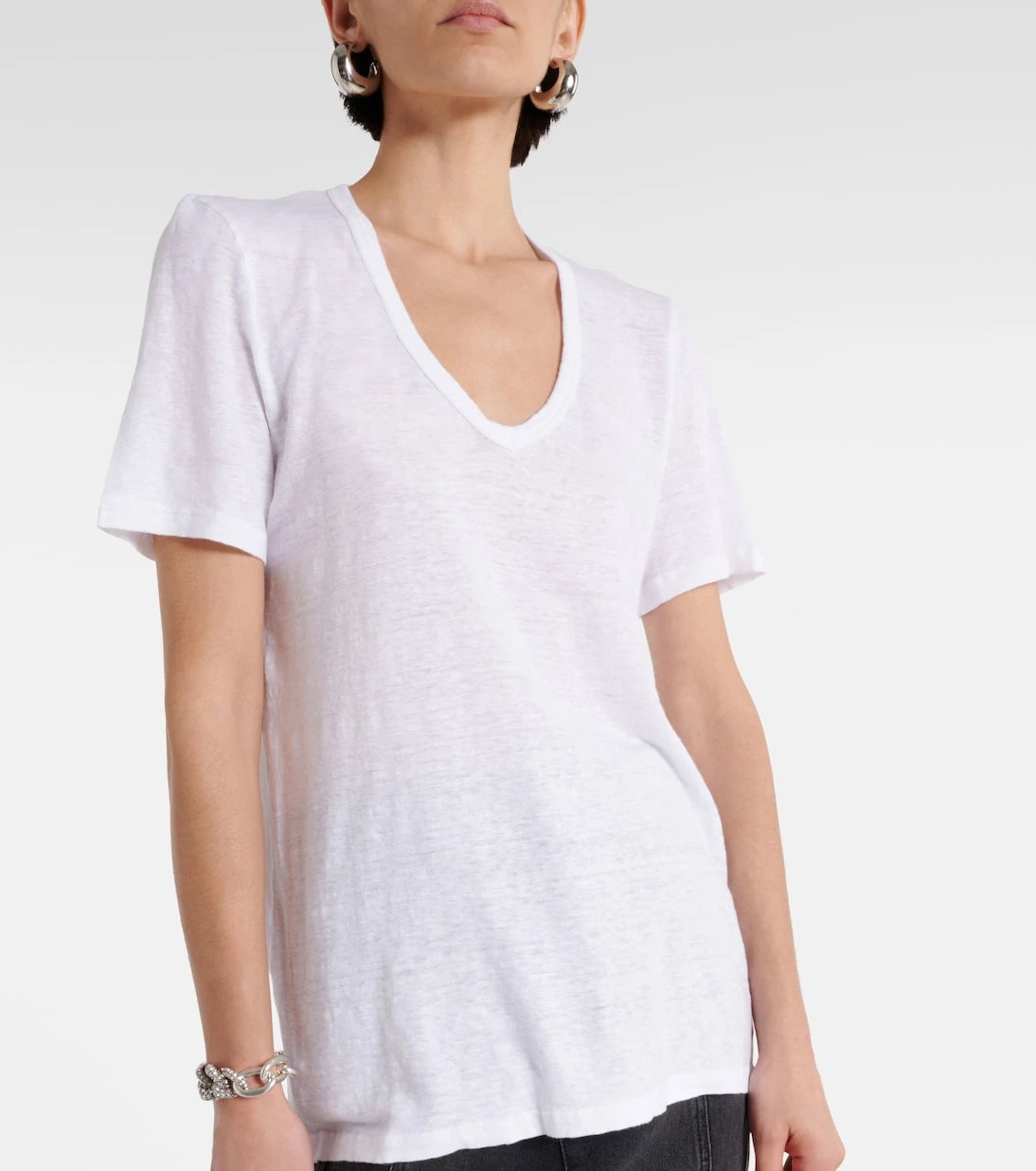 Marant Etoile - تي شيرت كتان Kranger