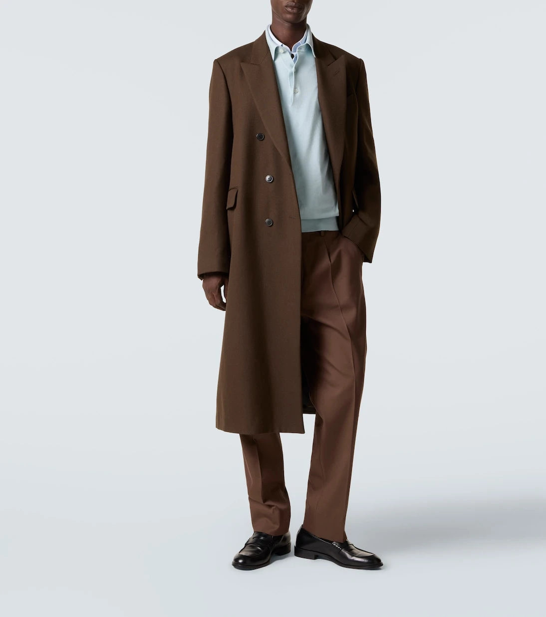 Zegna - Cotton and wool straight pants