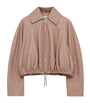 LOEWE Beige Balloon Leather Jacket