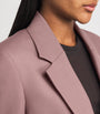 Victoria Beckham Pink Single-Breasted Blazer