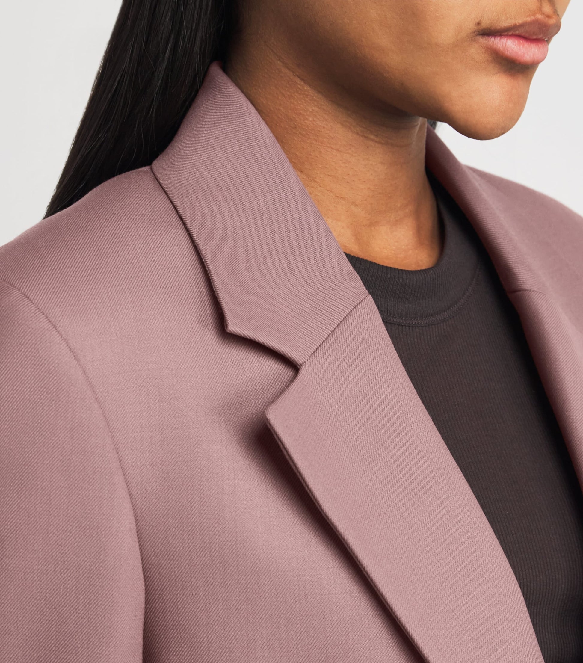 Victoria Beckham Pink Single-Breasted Blazer