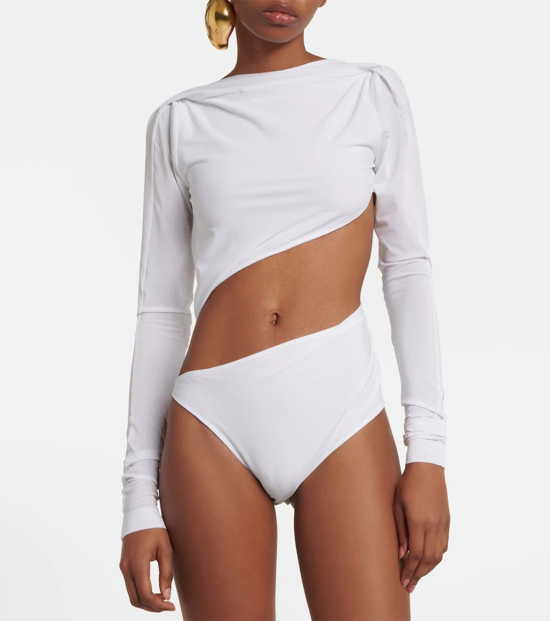 Jacquemus - Le Body Carozzu mesh bodysuit
