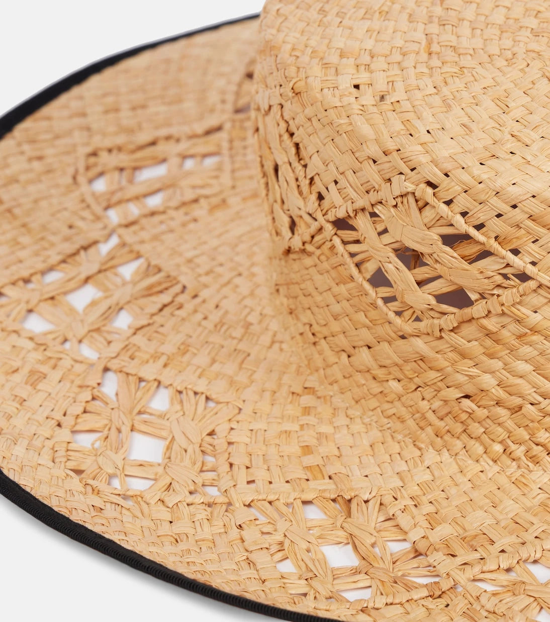 Loro Piana - قبعة الشمس أرتيميزيا من ألياف الرافيا
