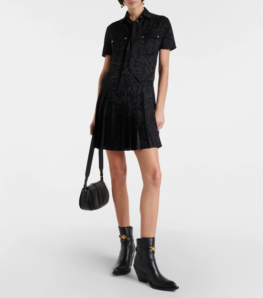 Versace - Medusa '95 leather ankle boots