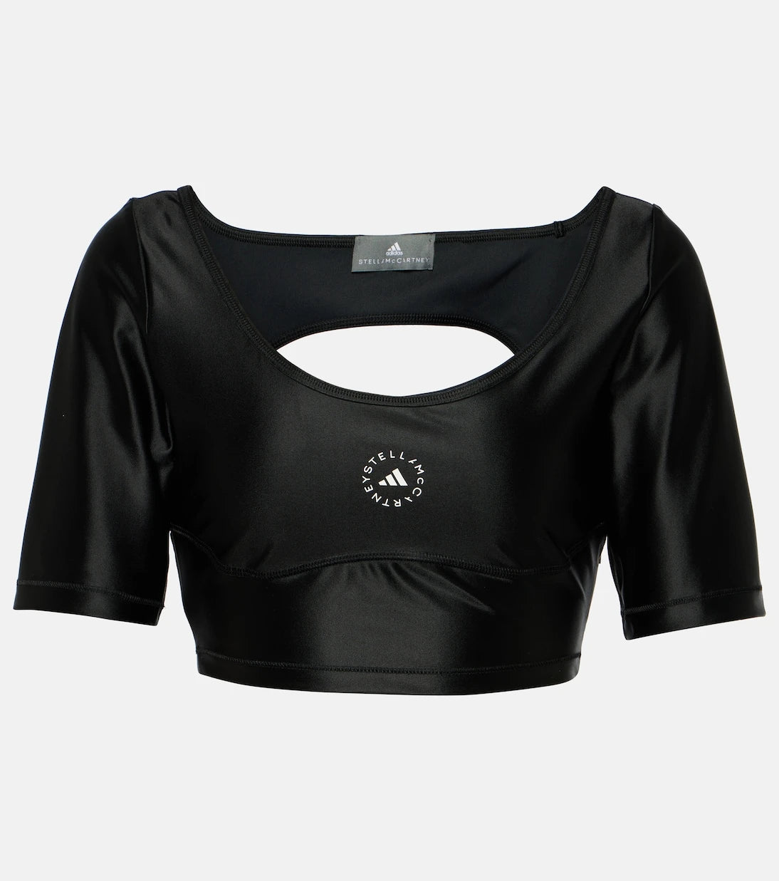 Adidas by Stella McCartney - Logo technical crop top