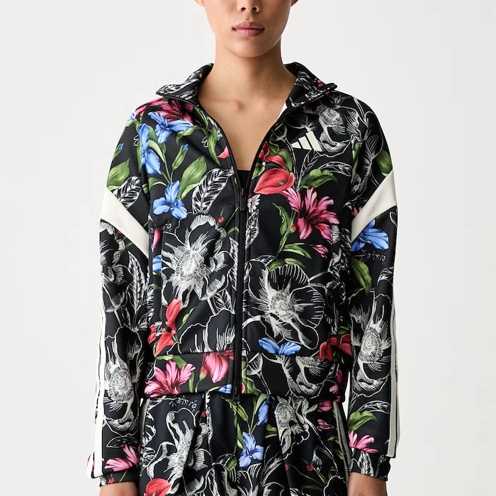 adidas x Farm Rio kadın fermuarlı sweatshirt