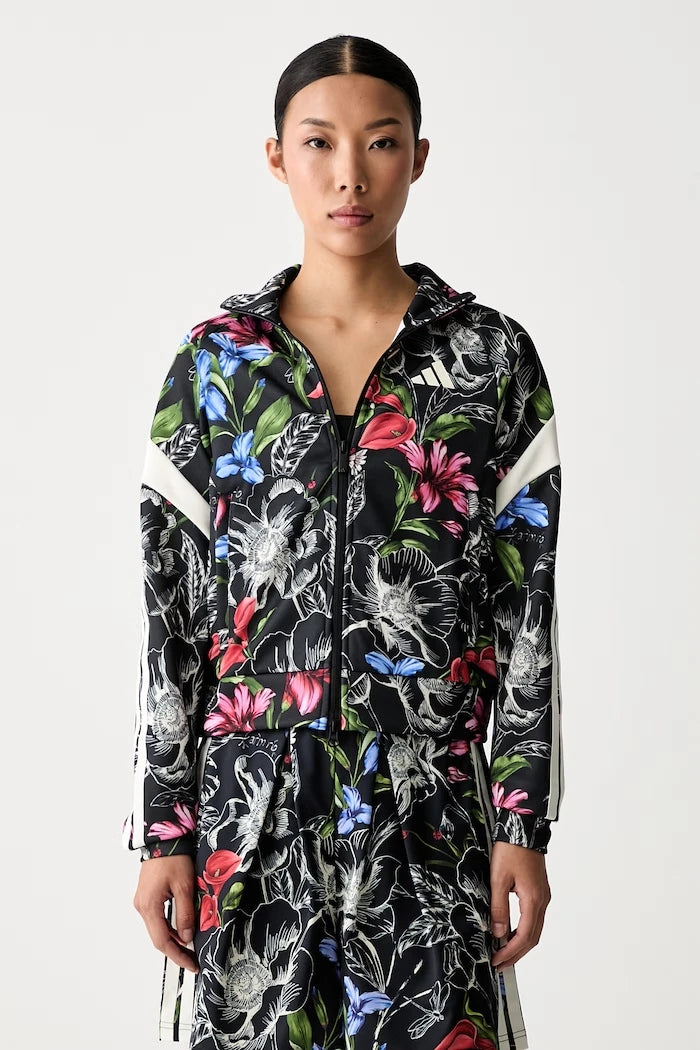 adidas x Farm Rio kadın fermuarlı sweatshirt