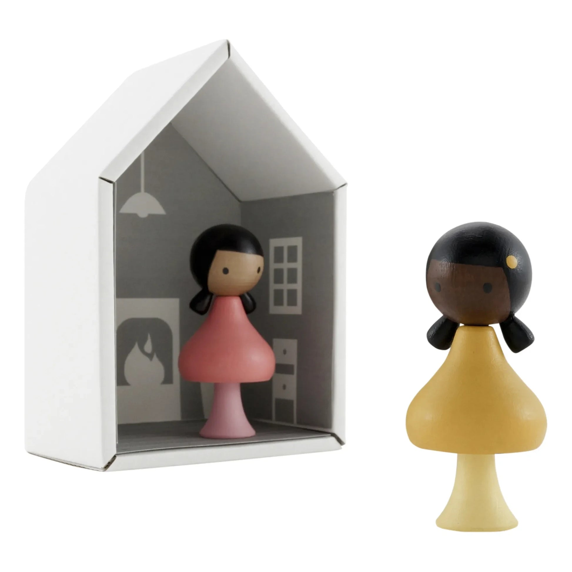 Clicques - Ruby &amp; Coco wooden figures