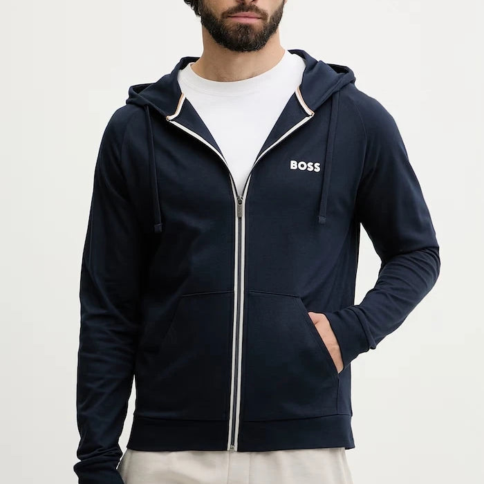 BOSS домашен суичър мъжки от памук Authentic Jacket H