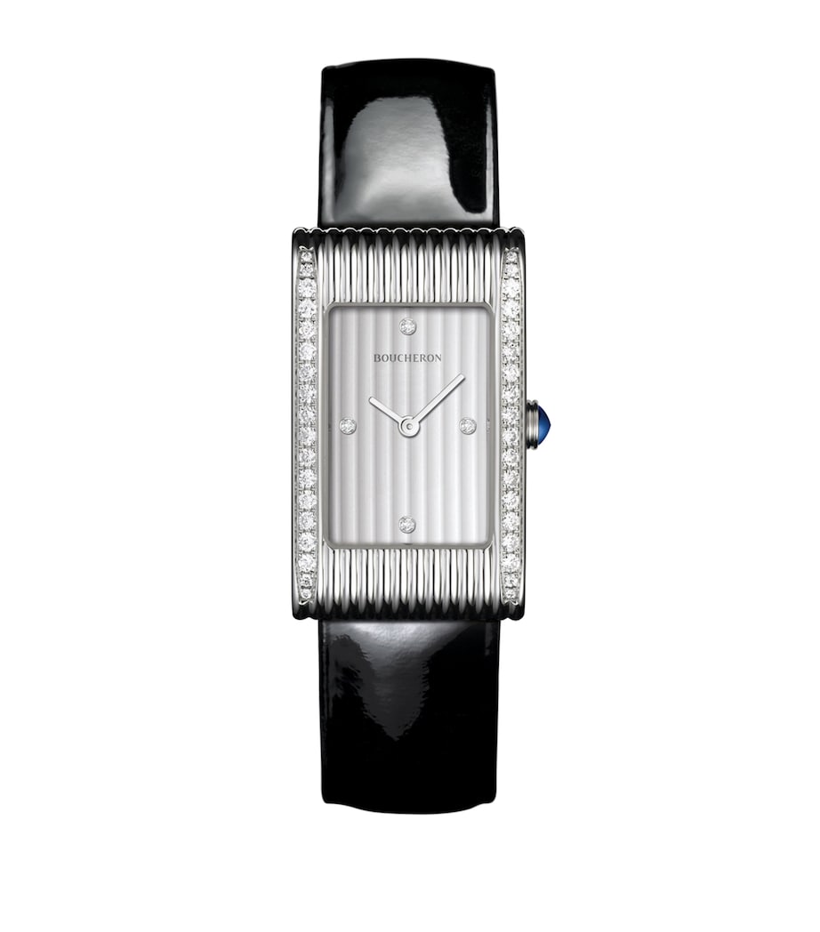 Stainless Steel and Diamond Reflet Watch 21mm
