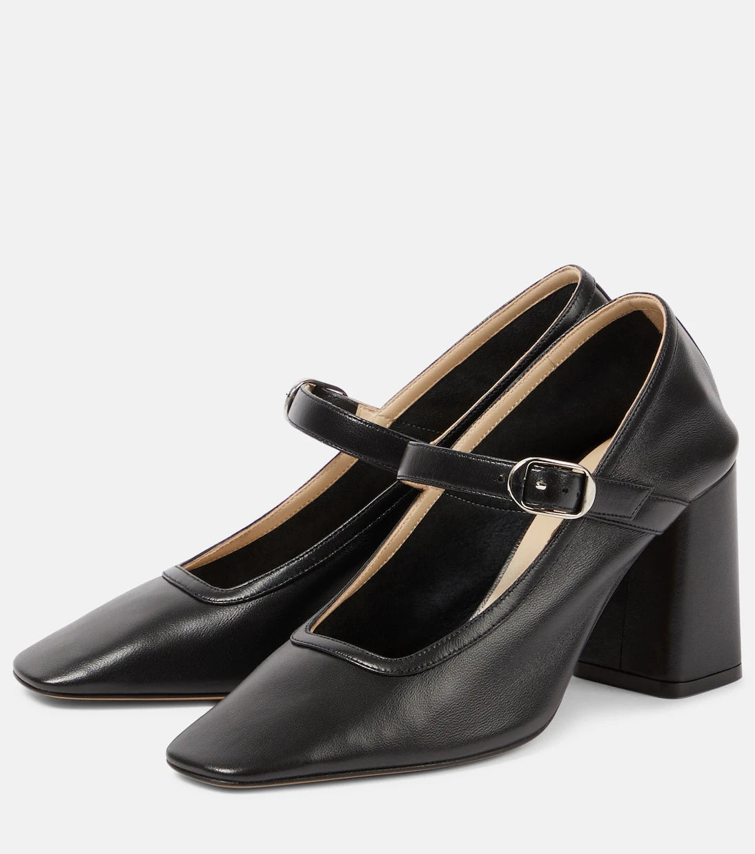 Le Monde Béryl - Leather Mary Jane pumps