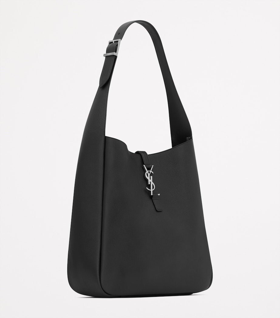 Saint Laurent Black Large Calfskin Le 5 à 7 Shoulder Bag