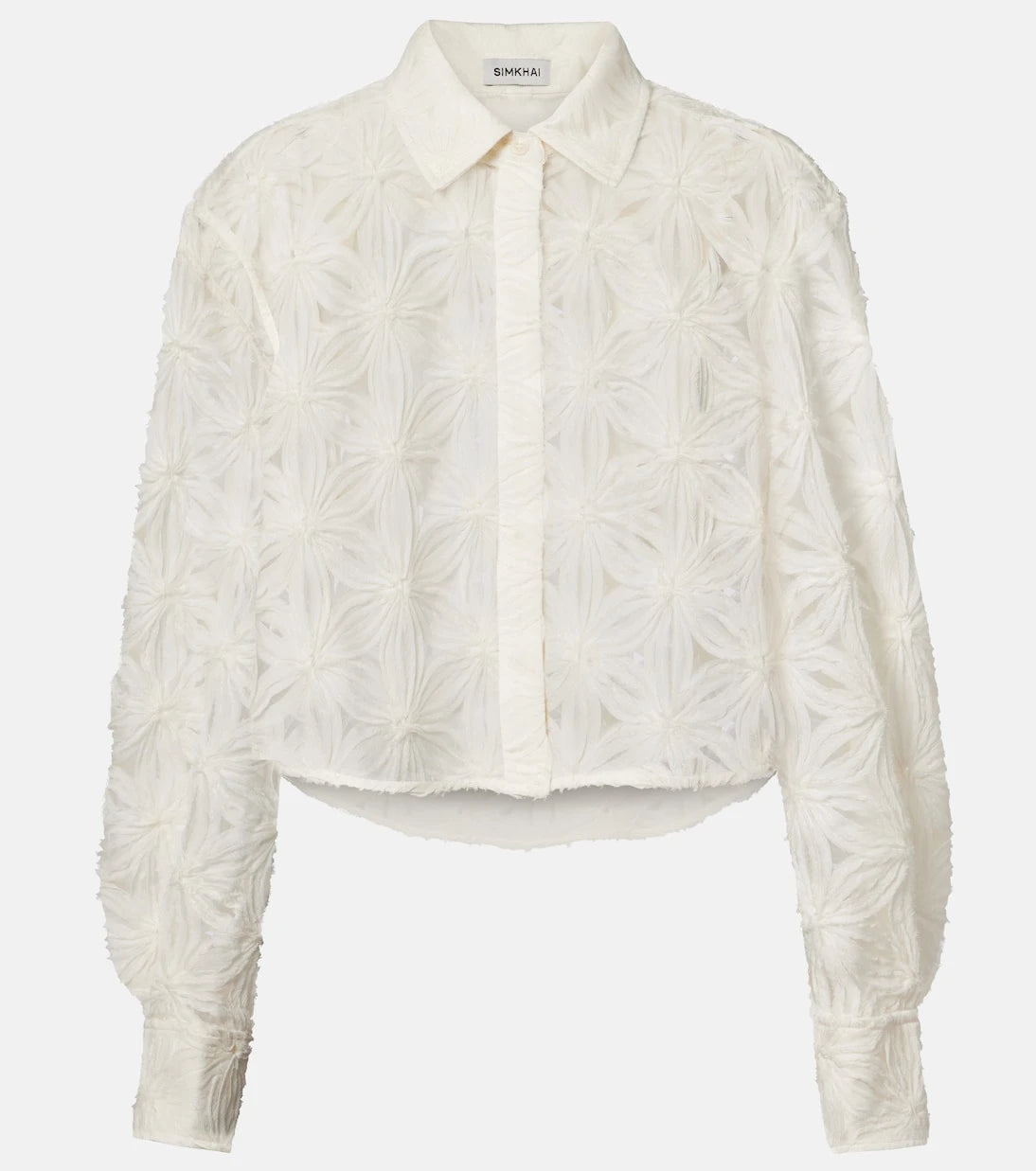Simkhai - Anders cropped floral blouse