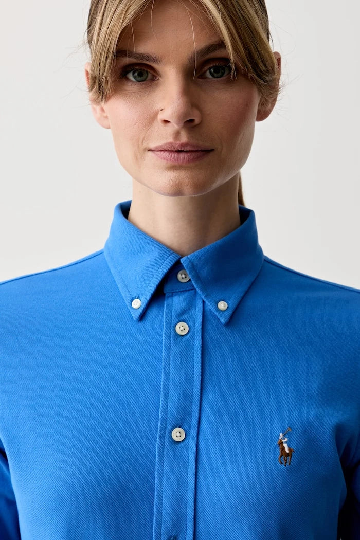 Polo Ralph Lauren Риза тип Оксфорд дамска от памук