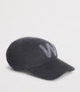Weekend Max Mara Wool-Blend Knitted Baseball Cap LIGHT GREY