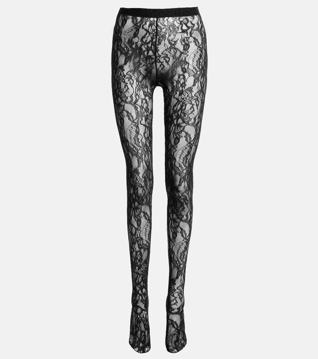 Wardrobe.NYC - Floral lace tights