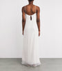 TORLOWEI White Silk Crepe Valerie Maxi Dress