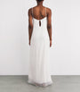 Silk Crepe Valerie Maxi Dress WHITE/WHITE