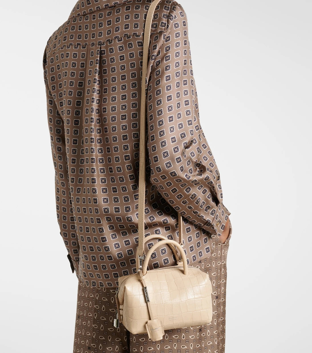 Max Mara - Boston leather tote bag