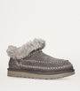 UGG Grey Classic Ultra Mini Alpine Boots