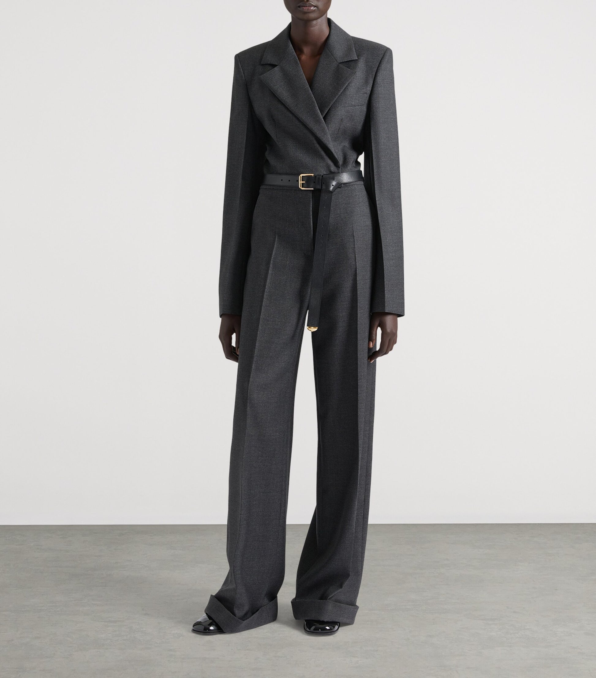 Givenchy Grey Wool Jumpsuit