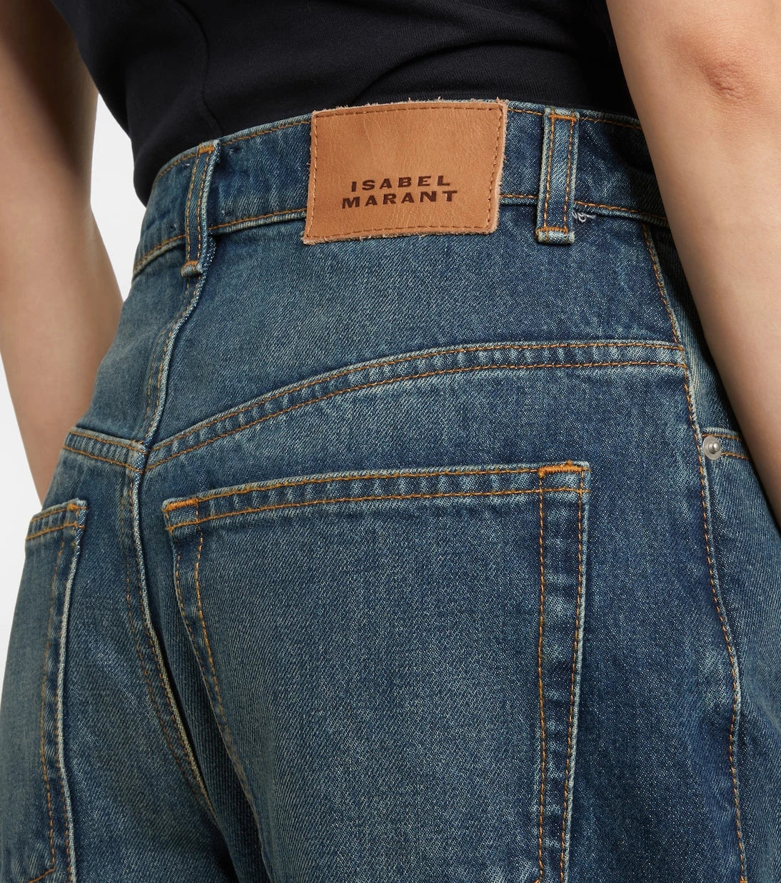 Isabel Marant - Dromie mid-rise straight jeans
