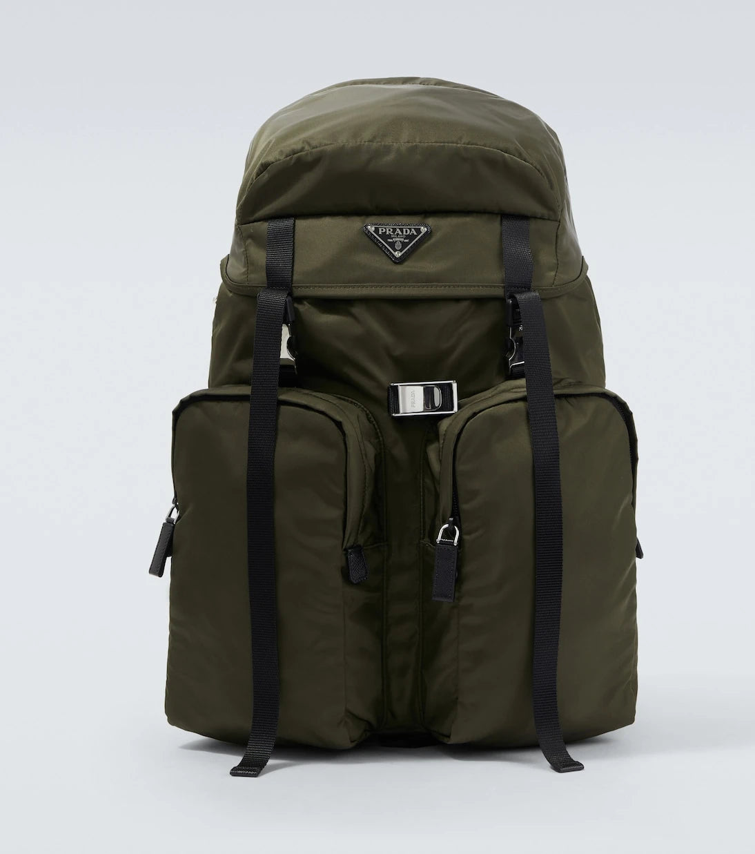 Prada - Re-Nylon leather-trimmed backpack