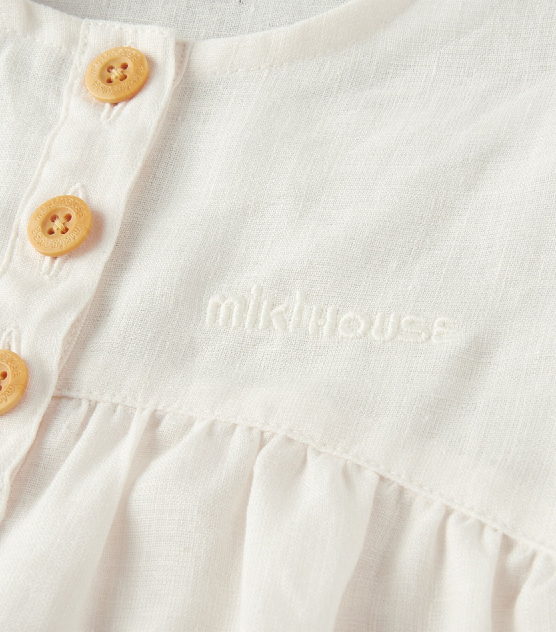 Miki House Linen Dress (2-5 Years)