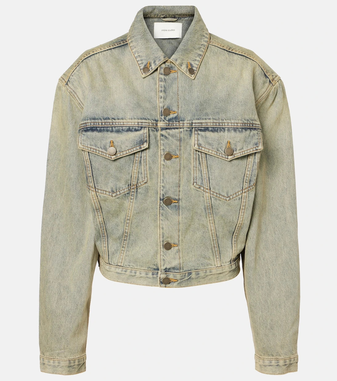 Entire Studios - Faded oversized denim jacket