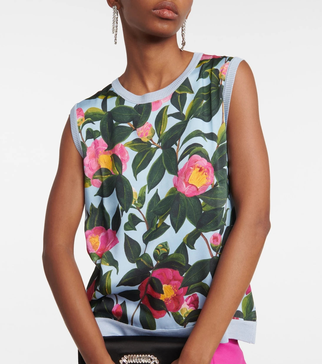 Oscar de la Renta - Floral vest