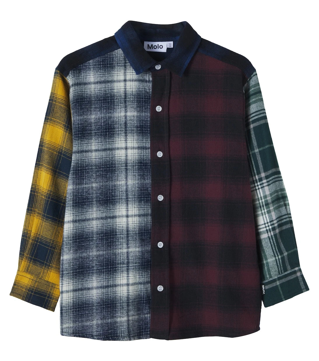 Molo - Remon plaid cotton shirt