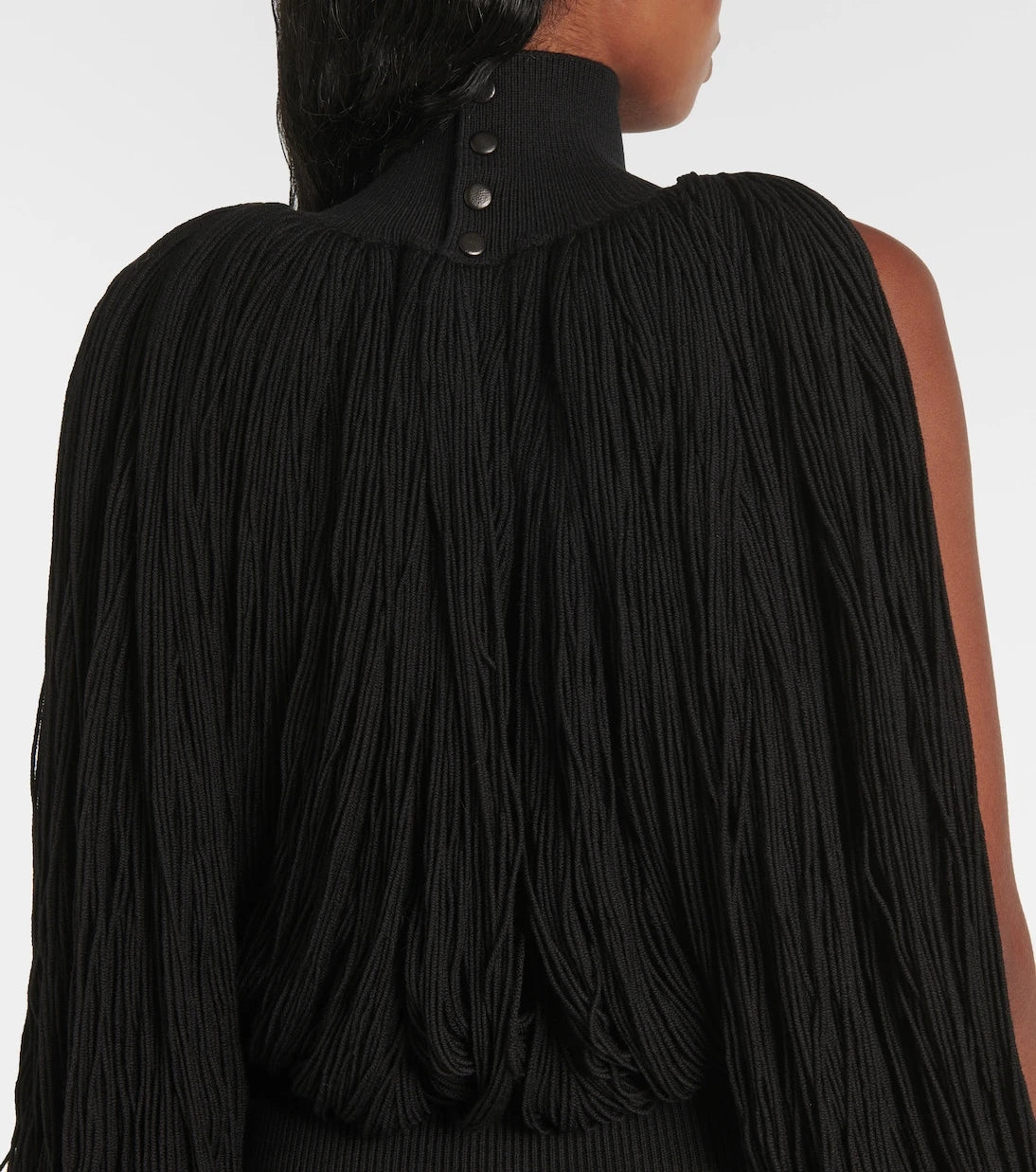 Alaïa - Fringed wool sweater