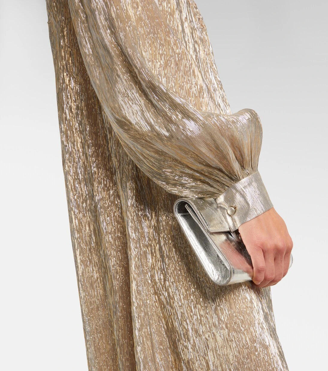 Oscar de la Renta - Embellished silk-blend gown