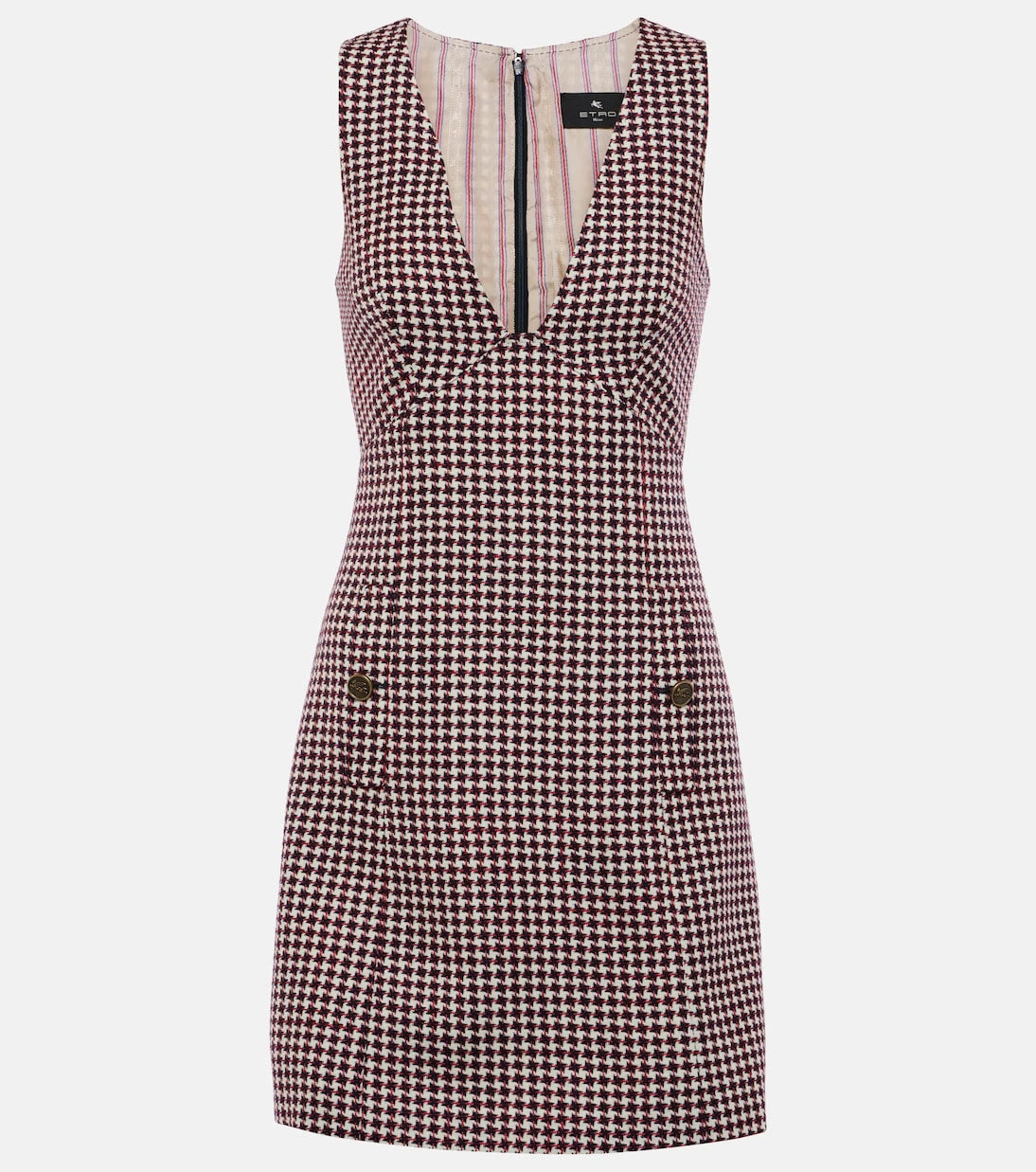 Etro - Checked minidress