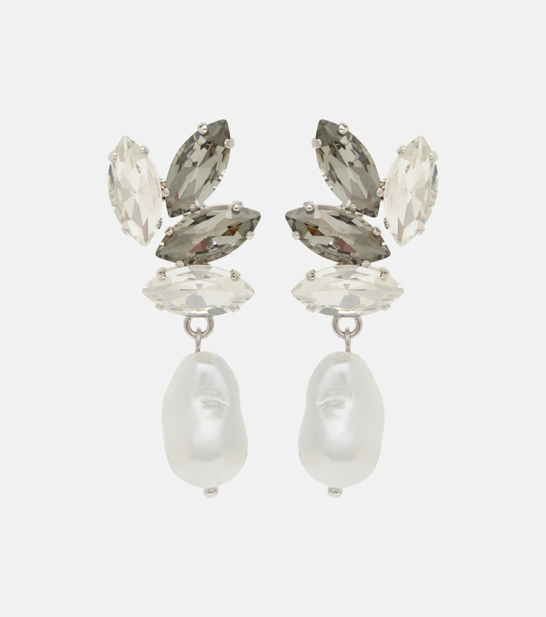 Erdem - Embellished faux-pearl drop earrings