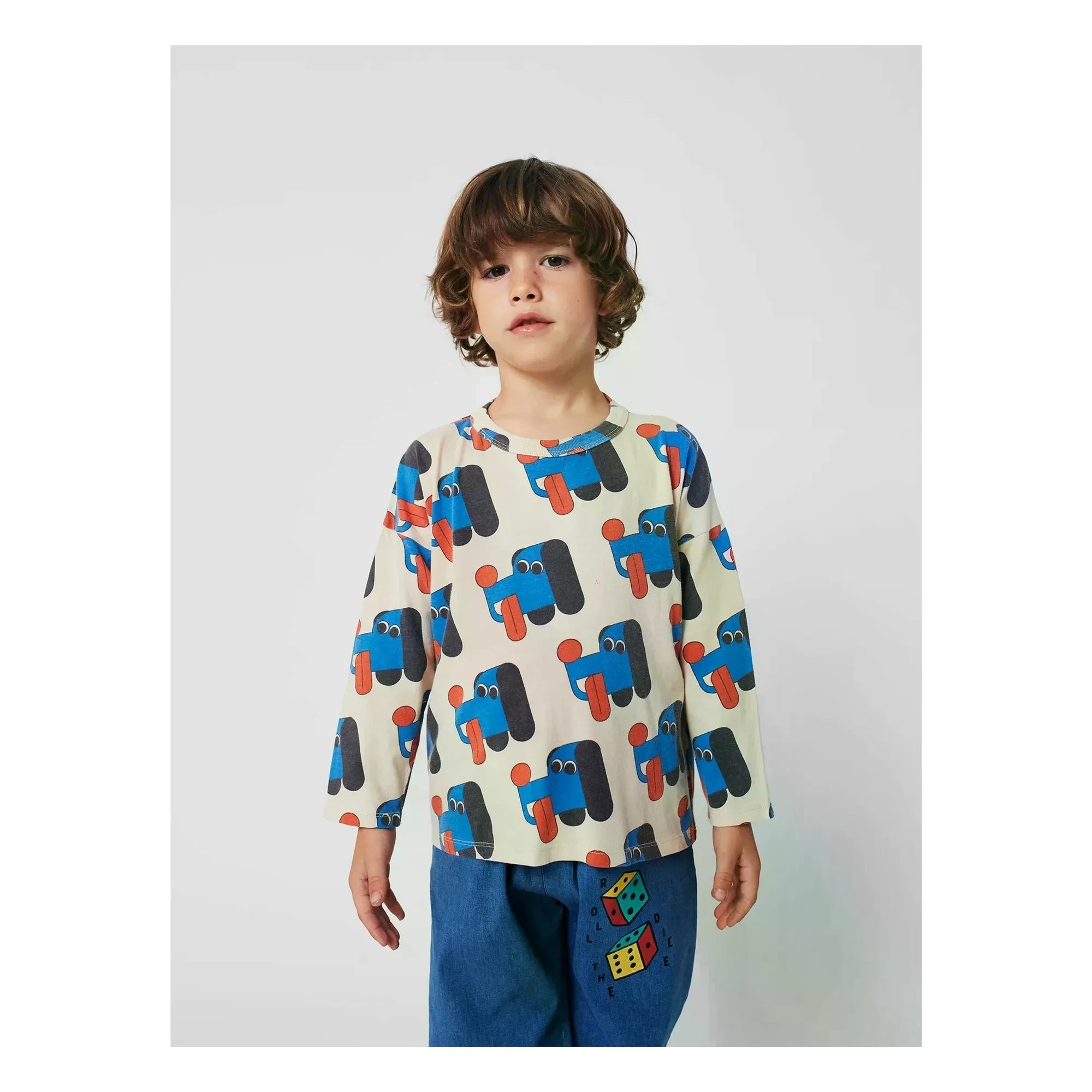 Bobo Choses - T-shirt Dogs Organic Cotton | Sand