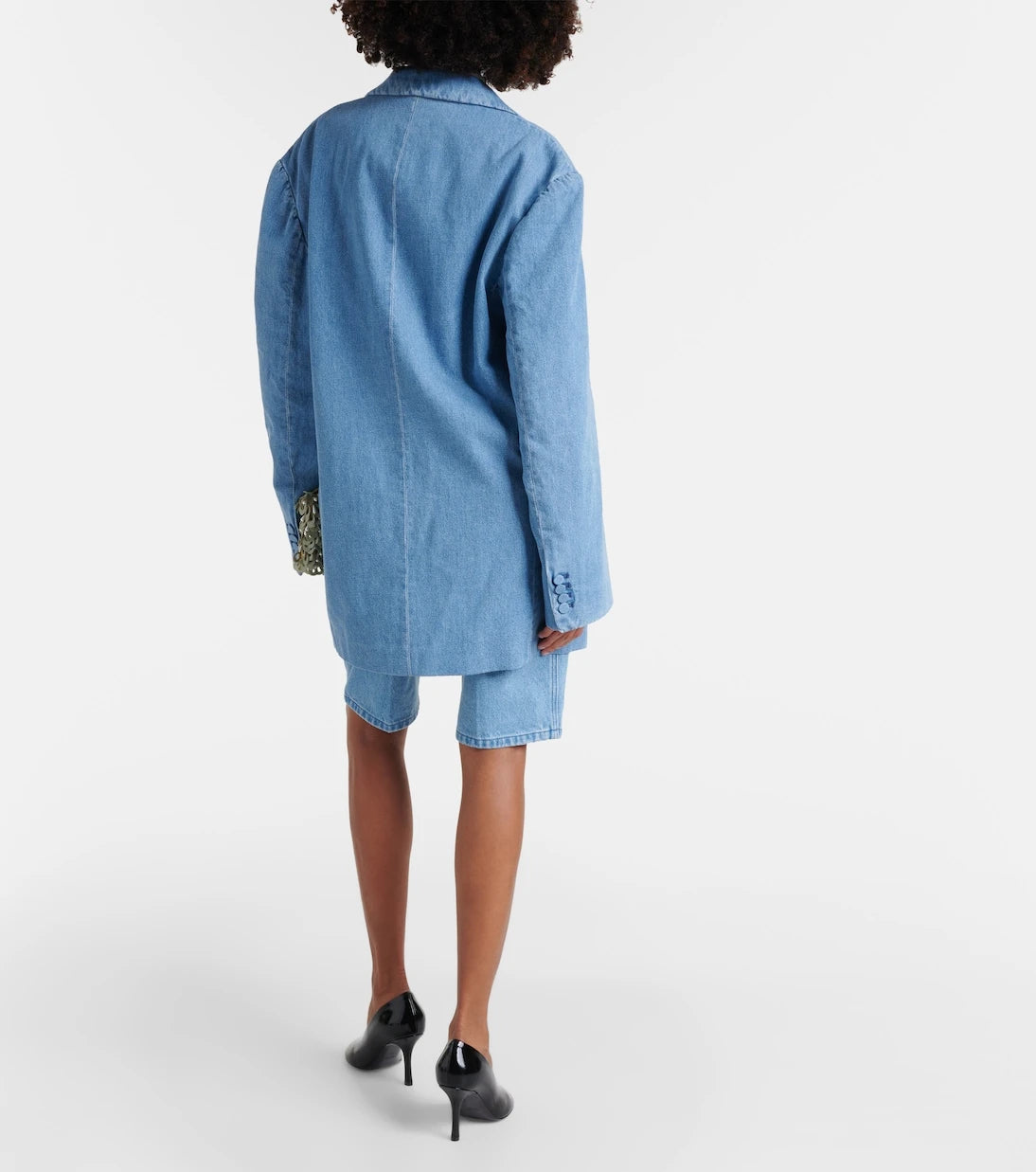 Dries Van Noten - Oversized denim blazer