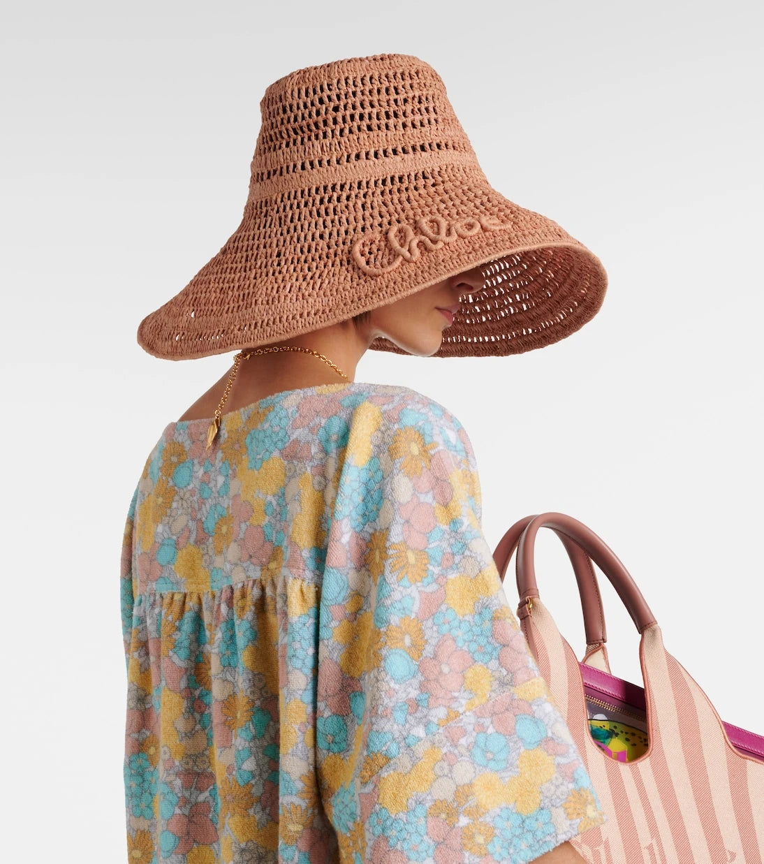 Chloé - Logo raffia sunhat