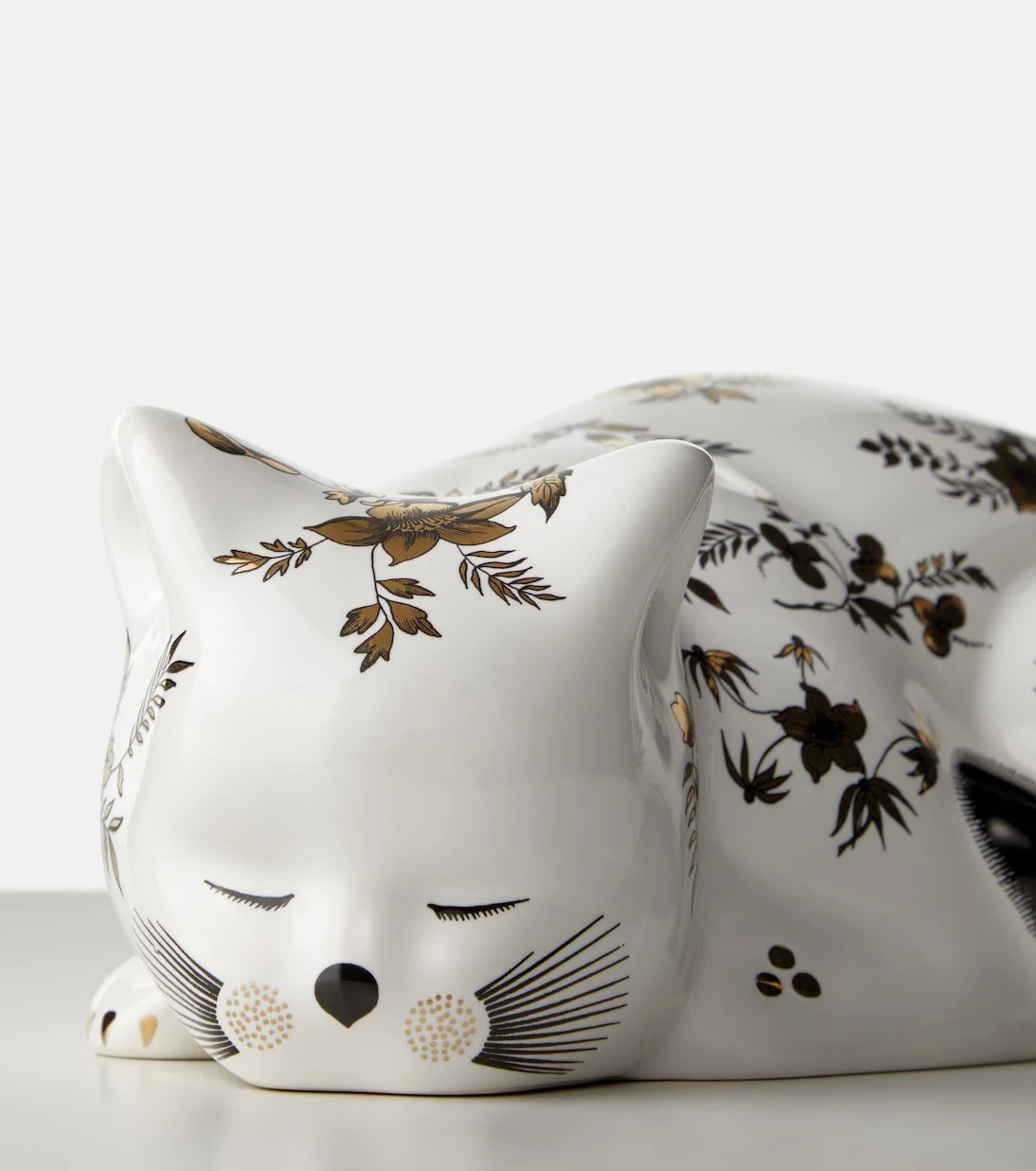 Fornasetti - Cat floral ceramic decorative object