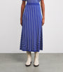 Multi Stripe Jacquard Maxi Skirt
