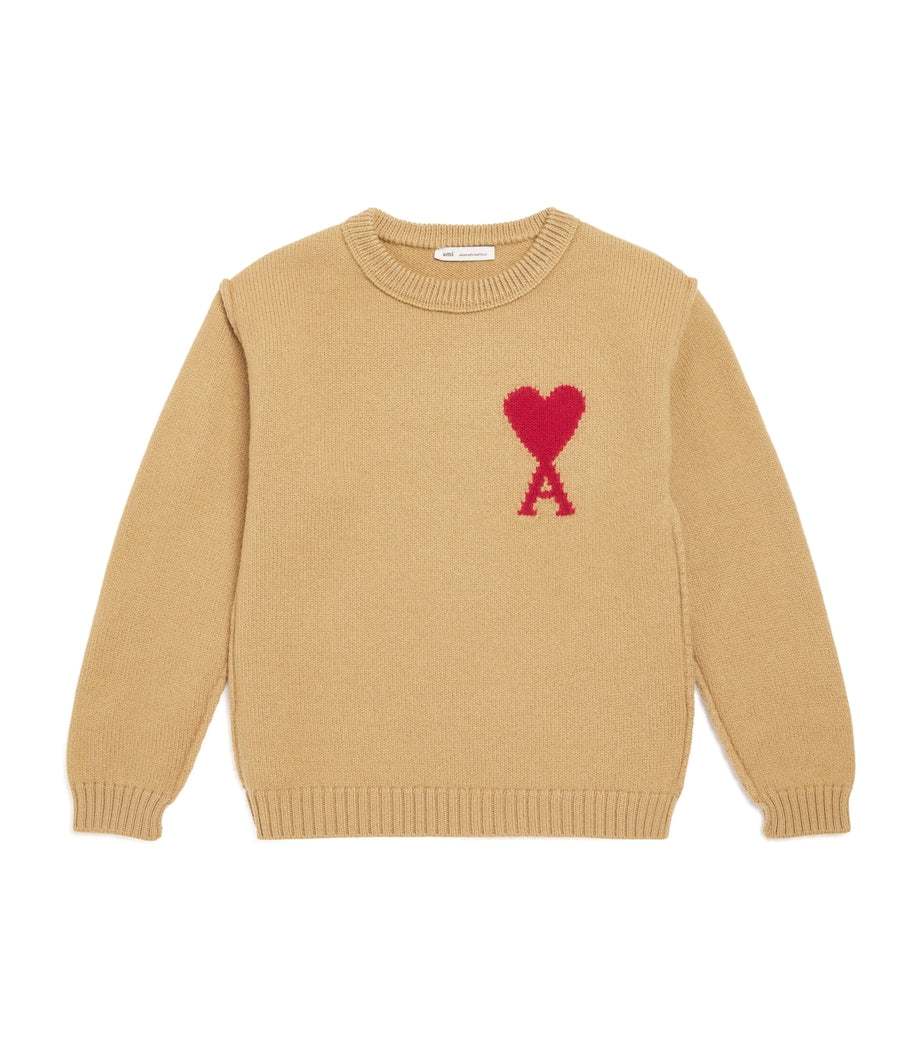 Wool Ami De Coeur Sweater (4-12 Years)
