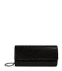 Satin Crystal-Embellished Perry Clutch Bag