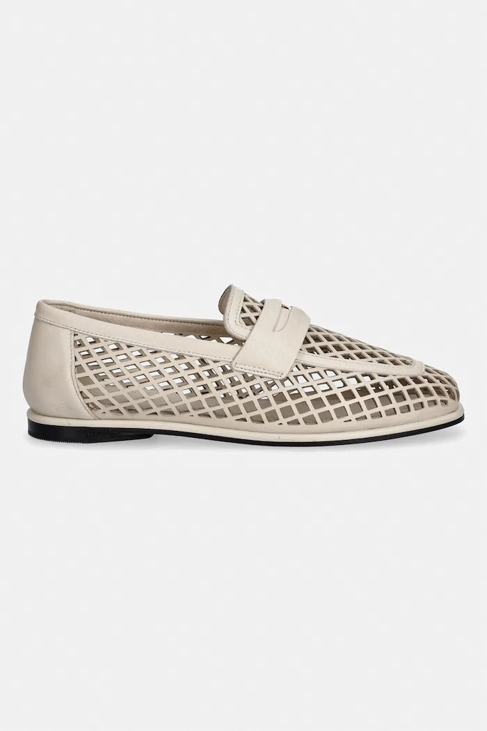 Tommy Hilfiger kadın deri mokasen TH COIN LTH LOAFER LASER CUT