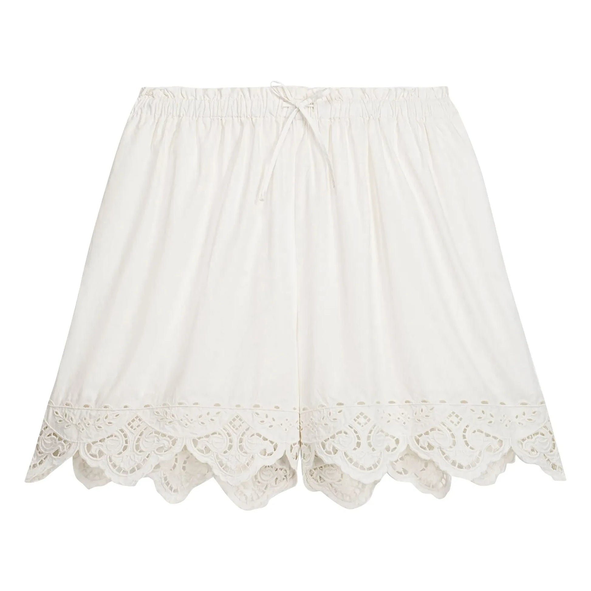 Louise Misha - Organic Cotton Boxi Shorts | White