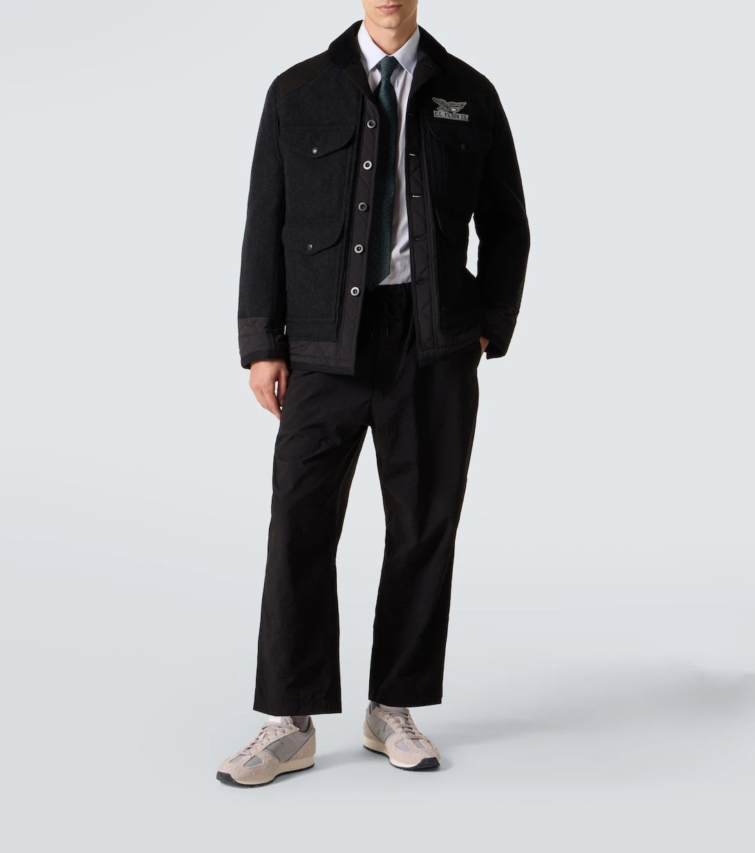 Junya Watanabe - x New Balance 471 suede-trimmed sneakers