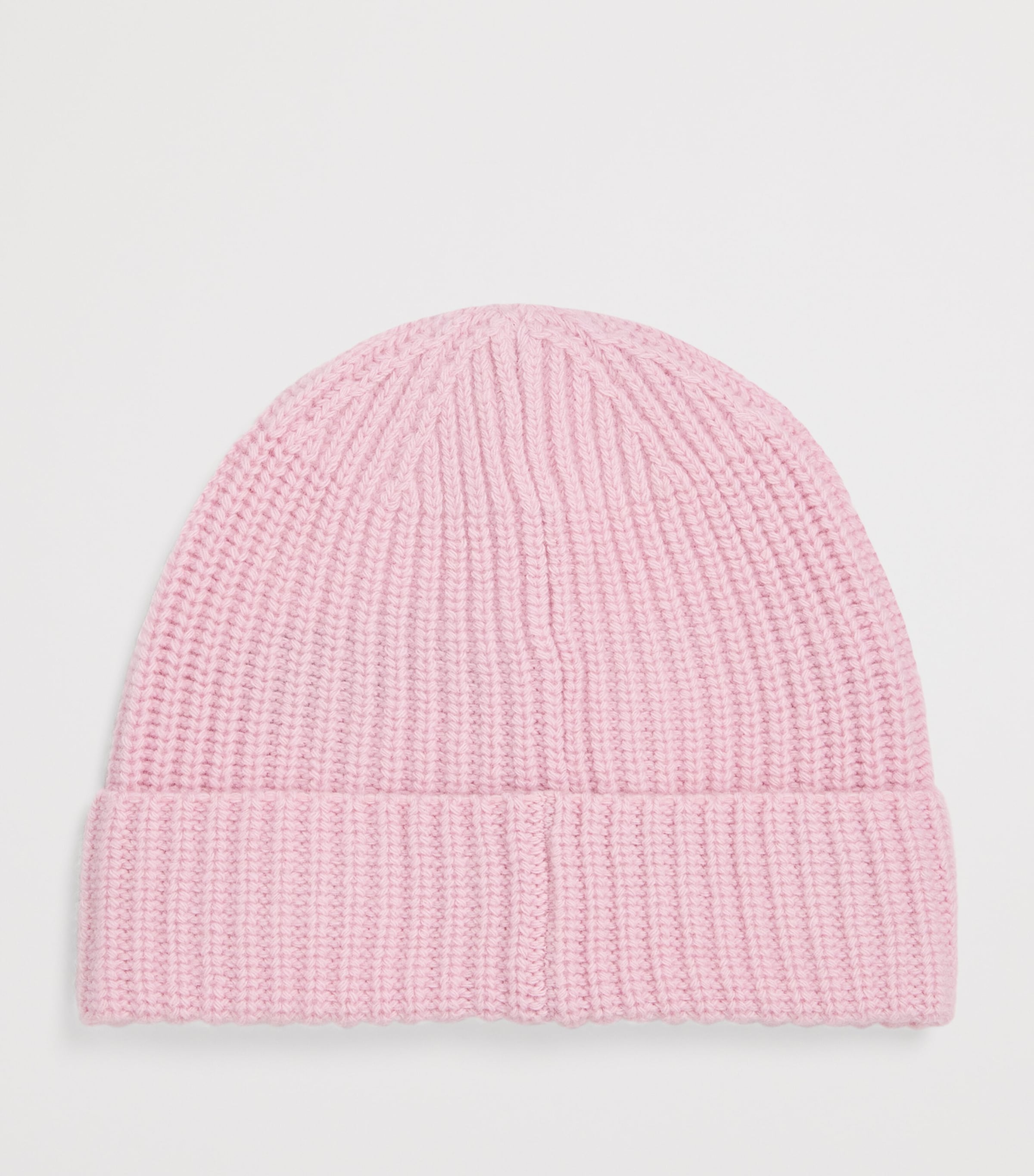 Virgin Wool Ribbed Beanie